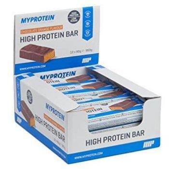 MyProtein High Bar Barritas de Proteínas, Sabor Chocolate y Coco - 12 Barras