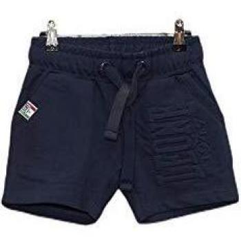 LEONE - Shorts de niños con Relieve - Azul Marino