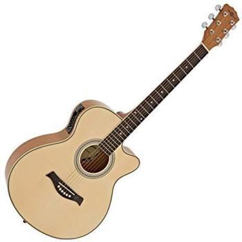 Guitarra Electroacústica Cutaway Gear4music Natural