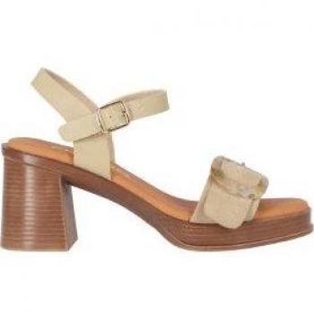 Sandalia de Tacón Chika10 Leather NEW GODO 04 Beig/Beige