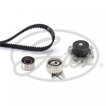 Kit de Distribución Gates KP25469XS con bomba de agua incluida, compatible con vehículos específicos, fabricado por Gates, incluye correa de distribución y tensores