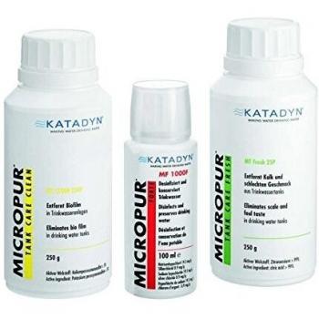 Micropur Microbox Kit de Tratamiento para Tanques (1x MTClean 250g, 1x MTFresh 250g, 1x Micropur Classic 100ml) Unisex