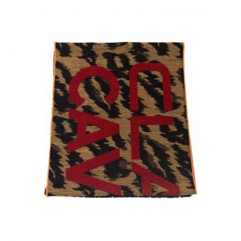 Cavalli Class Brown Wool Scarf