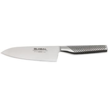 Cuchillo de chef Global GF-32 de 16 cm, cuchillo de cocina con hoja de acero inoxidable, diseño ergonómico, ligero y equilibrado, mango sin costuras para una limpieza fácil