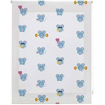 Homeflex Storalia - Estor Digital Infantil Ratones - Enrollable - 180X180 cm - Disponible en Varias Medidas