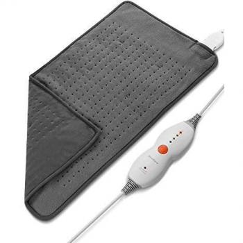 30 x 60cm Almohadilla Elèctrica de Calefacción MaxKare Función de Apagado Automático Configuración de Temperatura de 6 Engranajes el Calefactora Rápido Superficie Suave Manta Electrica