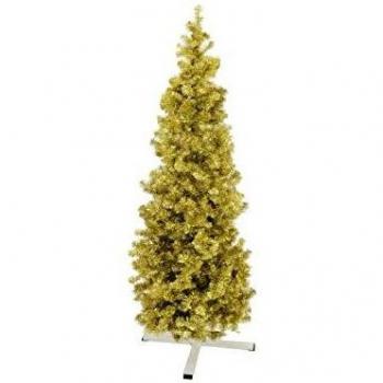 Europalms 180 cm 1 Pieza Futura Abeto metálico, Dorado