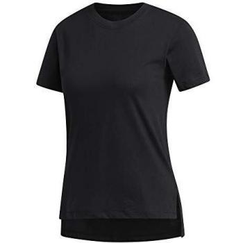 adidas Go-To tee Camiseta de Manga Corta, Mujer, Black/White, XS