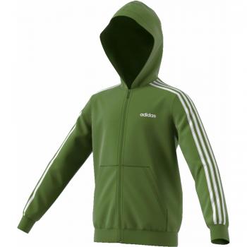 adidas Yb E 3S FZ HD Sudadera, Unisex niños, olitec/Blanco, 128