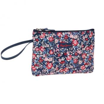 Pepe Jeans Edna Print Neceser de Viaje, 0.37 Litros, Color Azul