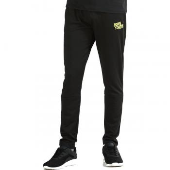 COJEE_005 Pantalón Deportivo de Hombre con Cintura Elástica en Negro