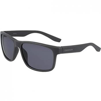 Calvin Klein Rectangle Matte Grey Men's Sunglasses CK19539S - One Size