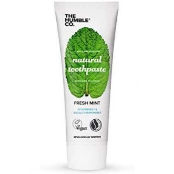 Humble Natural Toothpaste - Pasta de dientes - with fluoride- con flúor - Fresh mint - Menta fresca 3 x 75 ml