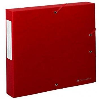 Exacompta 50815E - Carpeta de proyecto con goma, color rojo