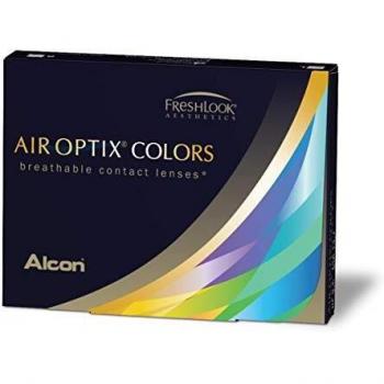 Air Optix Colors Lentes de contacto de reemplazo mensual, color Turquoise, Pack de 2, R 8.6 mm, D 14.2 mm, +5.75 Diopt