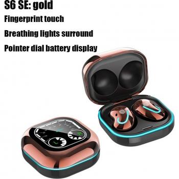 Auriculares Inalámbricos S6 TWS Bluetooth Impermeables Estéreo Deportivos para iPhones y Xiaomi