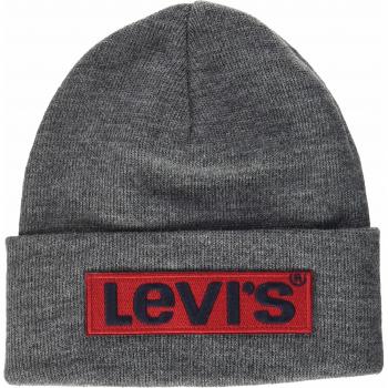 Levi's Big Box Tab Beanie Gorro de Punto, Gris