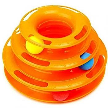 Juegos Labyrinth Ball Juguete Seguro para Gatos y Sonidos