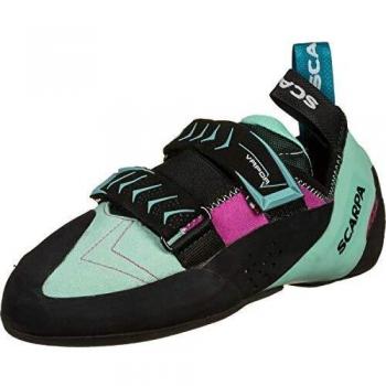 Pies de gato Scarpa Vapor V mujer azul rosa 34.5