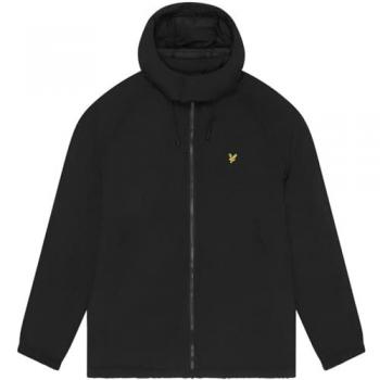 Lyle & Scott Men's Padded Puffer Jacket - Jet Black - Size: S