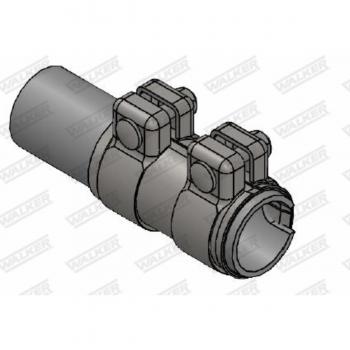 Conector de tubo, sistema de escape WALKER 82166, compatible con VOLKSWAGEN Golf 4, 5, 7 y AUDI A3 Hatchback, A4 B5 Berlina y Avant
