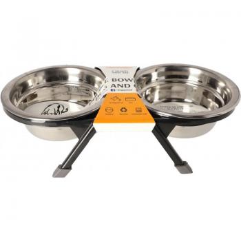 Comedero para gato con soporte reciclado