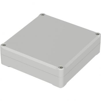 Bopla Caja de ABS Gris claro Euromas II, 122 x 120 x 37 mm, IP65