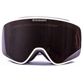 Ocean Sunglasses Aspen - Gafas de esquí - Montura : Blanco - Lentes : Ahumadas