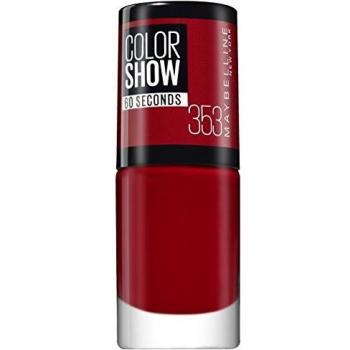 Esmalte de Uñas Maybelline New York Color Show 353 Rojo 7ml