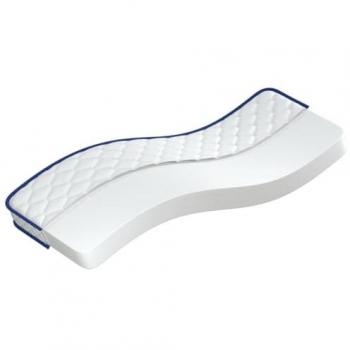 Colchón viscoelástico blanca 70x200x17 cm, colchón individual de espuma viscoelástica, colchón de cuna de espuma viscoelástica