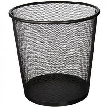 Makro Paper Plus 508 - Papelera de rejilla, negro