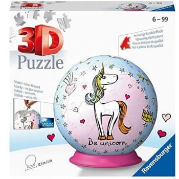 Ravensburger 3D Unicorn Puzzle Ball - 72 Pieces (11841)