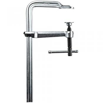 Bessey GS16K - Sargento de tornillo todo acero con pasador metálico en cruz, abertura máxima 160mm, profundidad 80mm