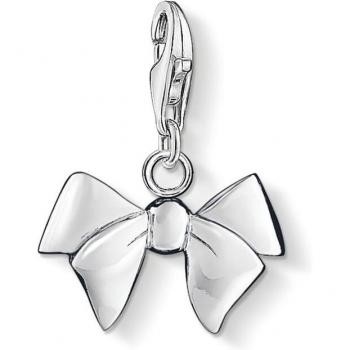 THOMAS SABO Silver Bow Charm 0619-001-12, Sterling Silver, Female, Charm Club Collection