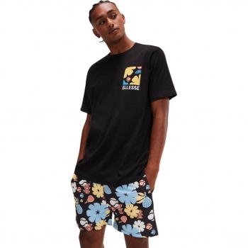 Ellesse Men's Short Sleeve T-Shirt Impronta in Black