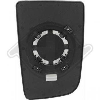 Cristal de espejo retrovisor exterior DIEDERICHS 1663126