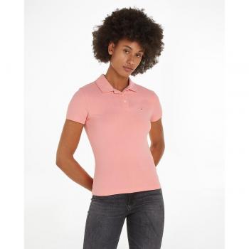 POLO TOMMY - Polo de mujer de manga corta y fit slim