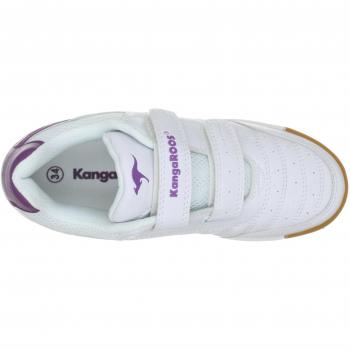 KangaROOS Lemar 11080/063 - Zapatillas de deporte para niños, color blanco, talla 28