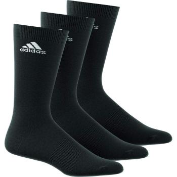 adidas Per Crew T 3Pp Calcetines, Unisex adulto, Negro / Blanco, 23-26