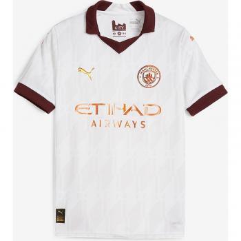 Puma Manchester City Youth Away Jersey 2023/24 (White)
