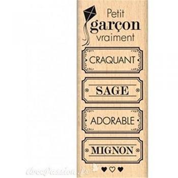 Florilèges Design vraiment Craquant – Sello, Madera, 10 x 4 x 2,5 cm