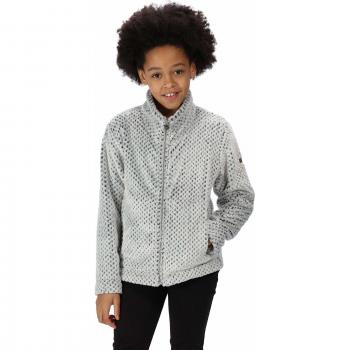 Regatta Kerala - Forro polar de terciopelo con cremallera completa para niños, Unisex niños, Forro polar, RKA276 045C09, Vainilla ligera., M