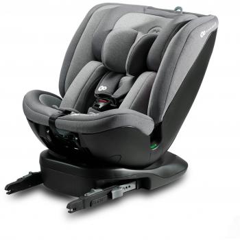 Kinderkraft XPEDITION 2 I-Size Silla de Coche Isofix Ajustable 5 Posiciones Giratoria 360º Grupo 0+/1/2/3 0-36 kg Gris