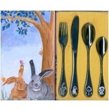 PINTI® Arca di NOE Cubertería Infantil 4 Pieza, 4