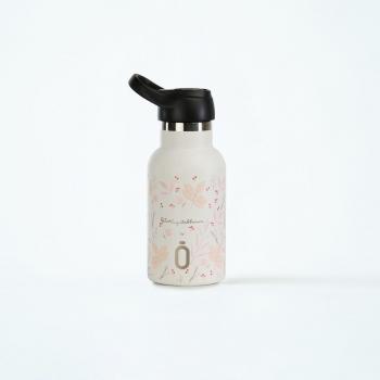 Botella Térmica Runbott 350ml Colección Plantas Tortuguita Blanca con Tapón Deportivo Unisex
