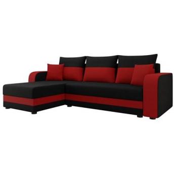 Sofá rinconero Memphis 112, L-Forma, Función de descanso, Caja de ropa de cama, 237 x 139 x 84 cm