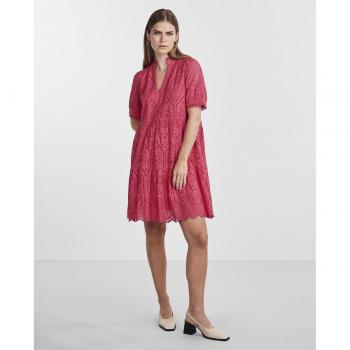 Yas Vestido Midi Manga Corta Holi