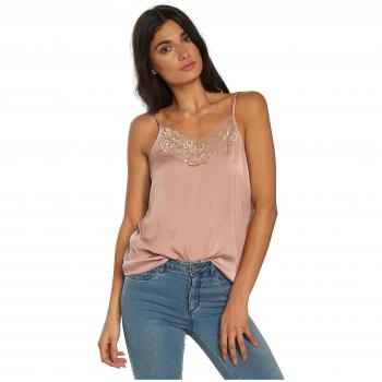 JDY Jdyappa Singlet Wvn Noos, Camiseta sin Mangas para Mujer, Rosa