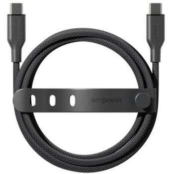 Cable USB-C a USB-C 60W de 2M, Negro, PanzerGlass empower Racing
