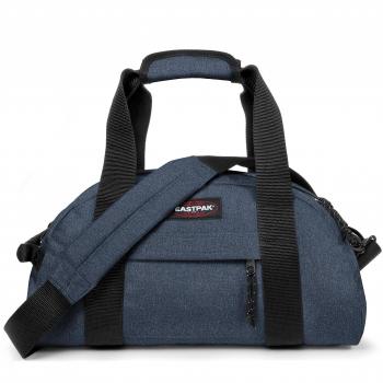 Eastpak Compact Bolsa de Viaje, Diseño Double Denim, 23 Litros, Color Azul